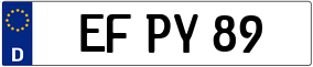 Truck License Plate
